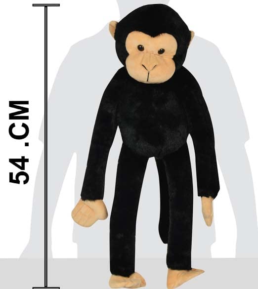 Mirada Hanging Monkey Toy - Black – 52cm