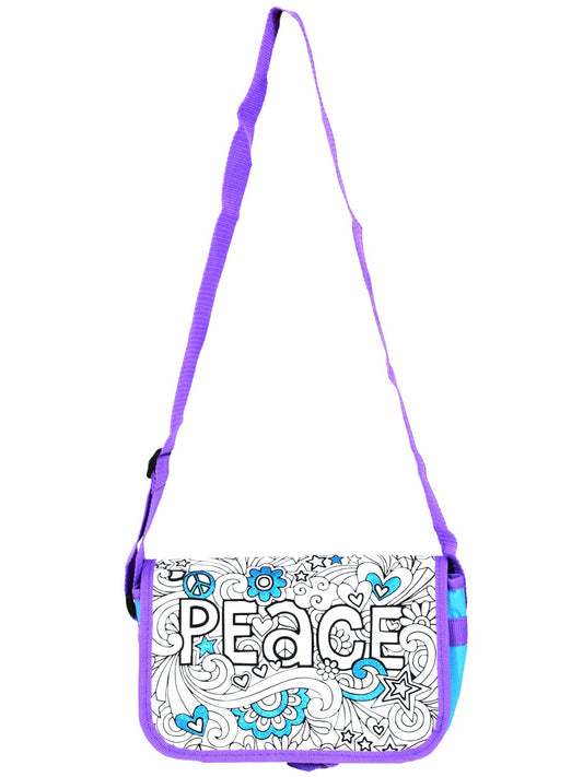Mirada Color Your Own Peace Sling Bag