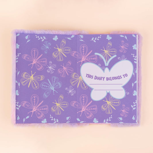 Mirada Butterfly Plush Notebook