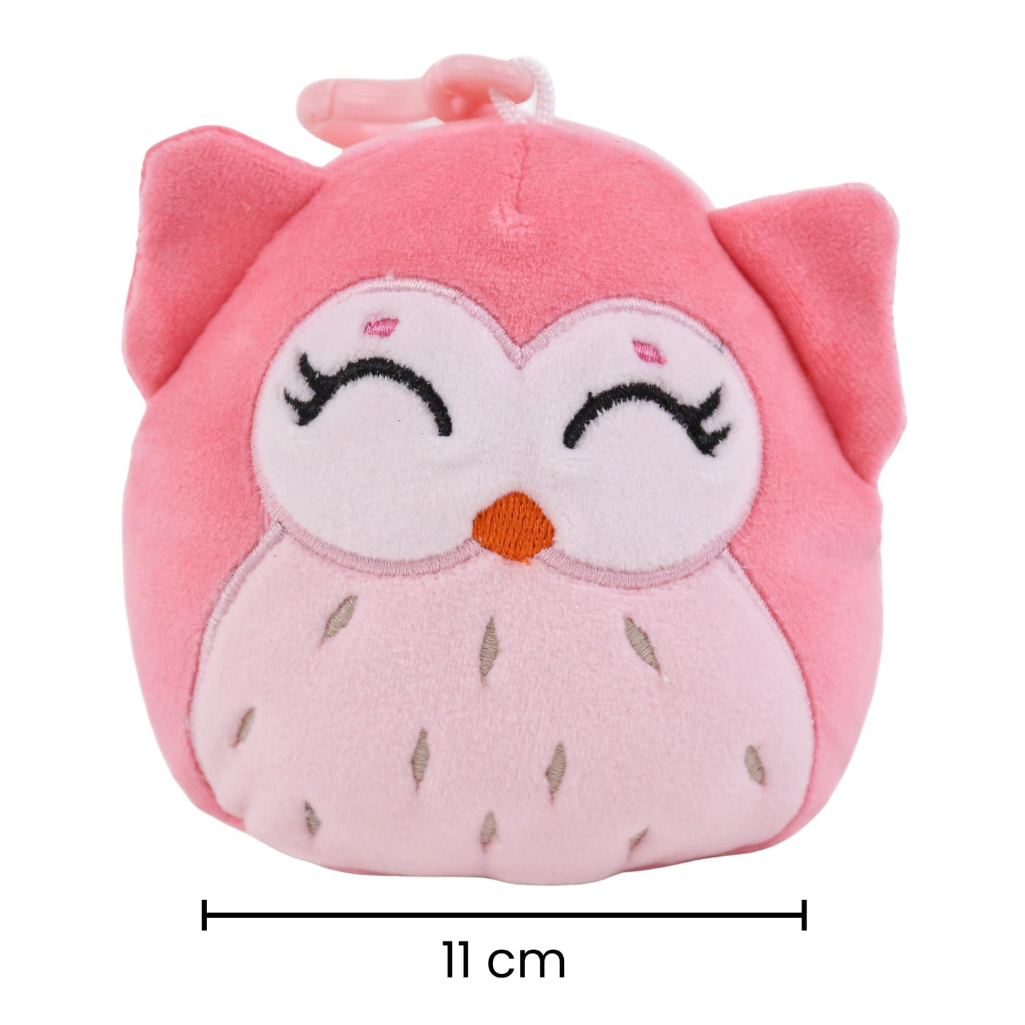 Mirada Hanging Owl Toy - Coral – 11cm
