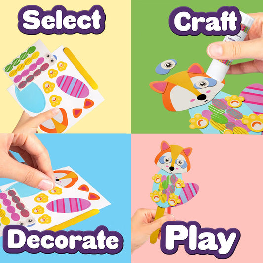 Mirada Art & Craft POPSTICK Art, Ideal Gift Set, 6+