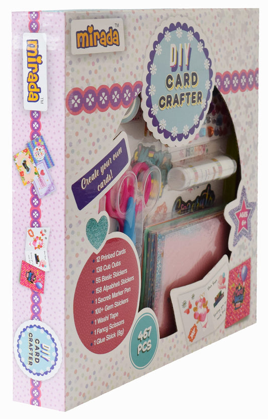 Mirada Art & Craft,DIY Card Crafter, Ideal Gift Set, 6+ (MAC2014)