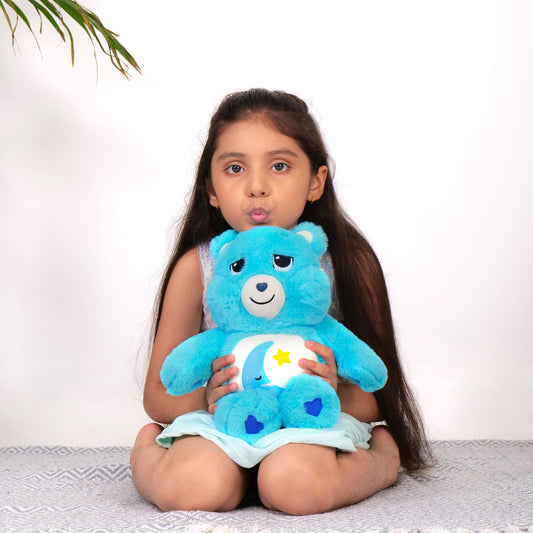 Mirada Care Bears Bedtime Bear Toy - Blue – 35cm