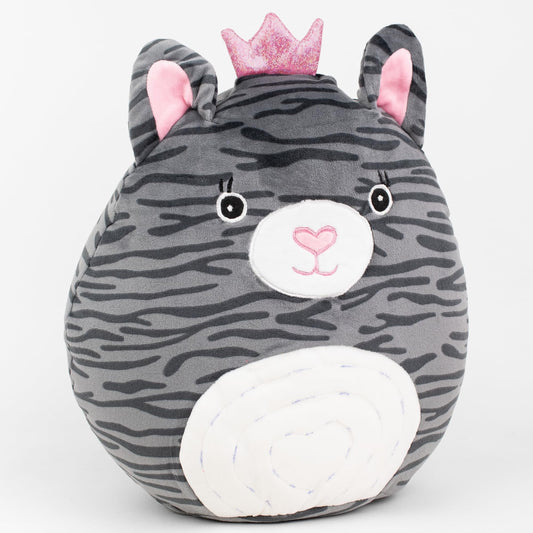 Mirada Cat Face Toy - Grey – 30cm