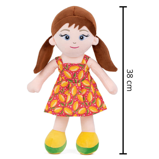 Mirada Mango Print Rag Doll Toy – 38cm