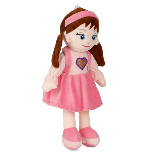 Mirada Heart Pink Rag Doll Toy – 38cm