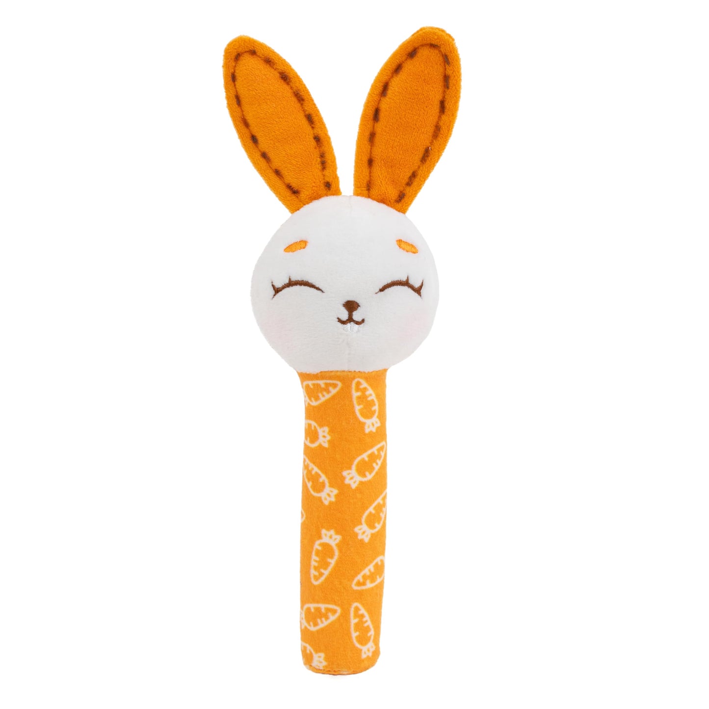 Mirada Bunny Rattle Soft Toy – 18cm