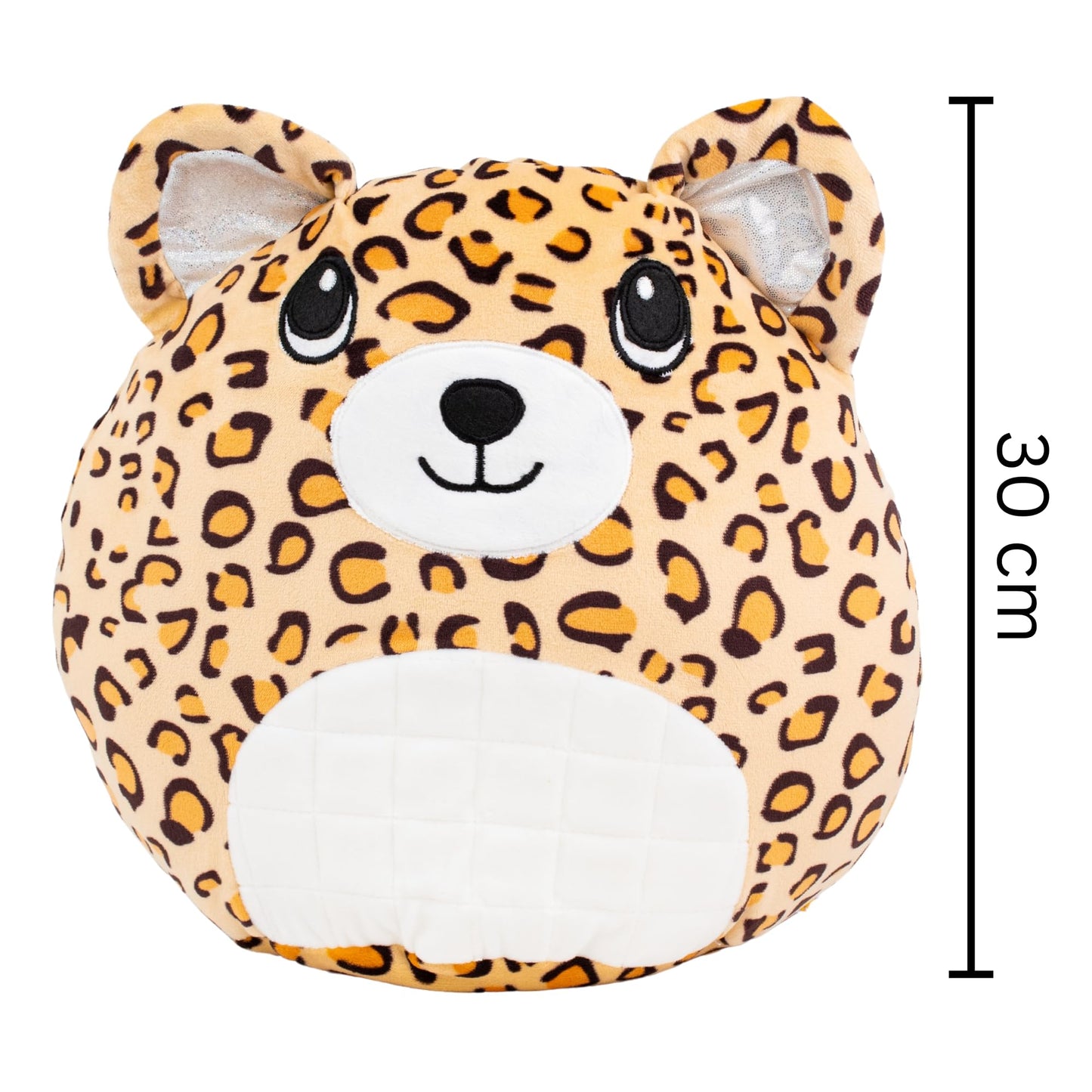 Mirada Tiger Face Toy - Yellow – 30cm