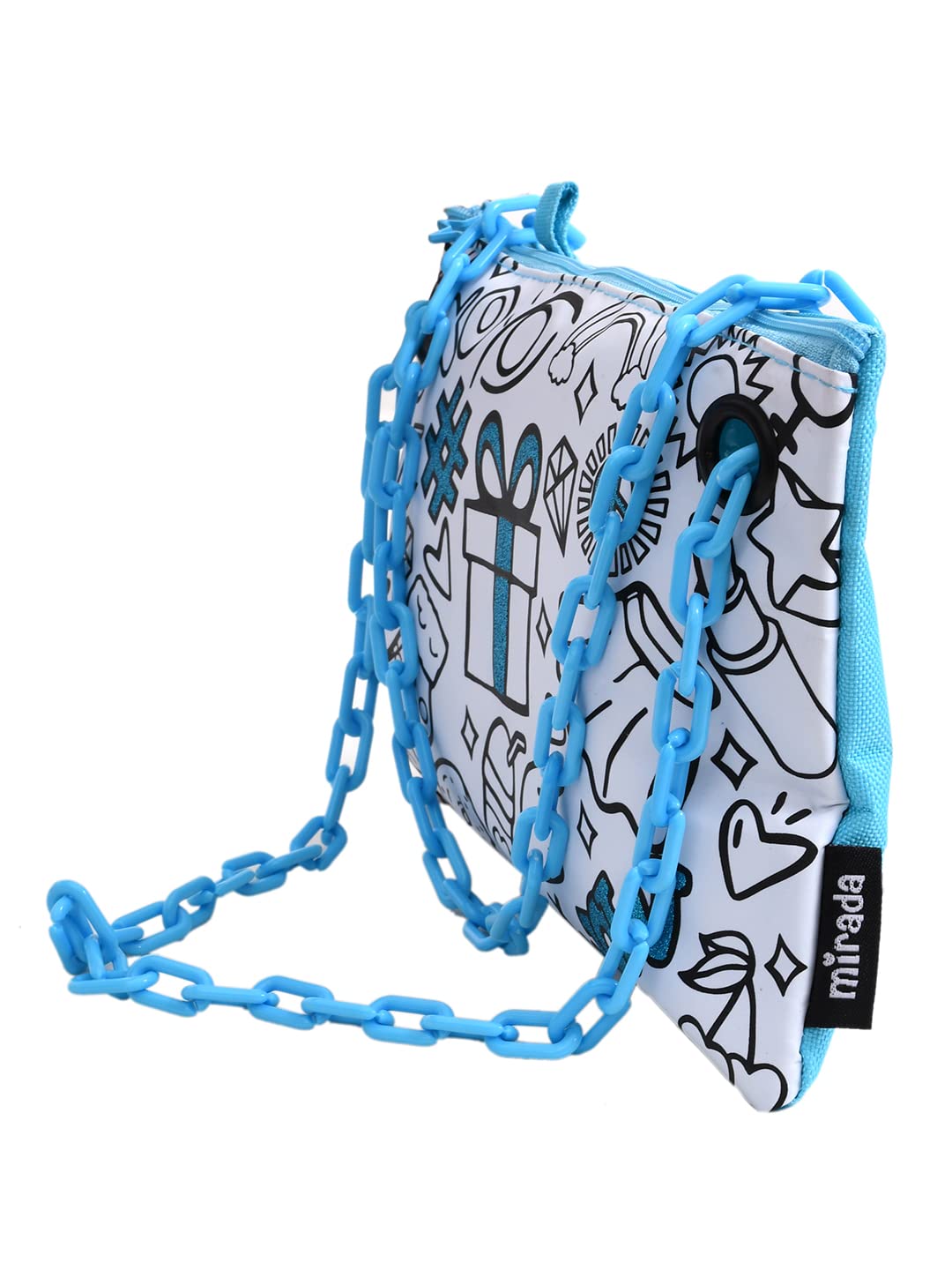 Mirada Unisex Color Your Own Funky Clutch, Multicolour