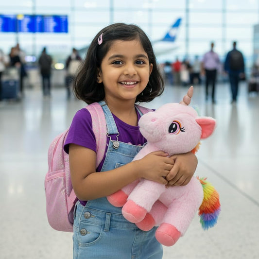 Mirada Standing Unicorn Toy - Pink – 32cm