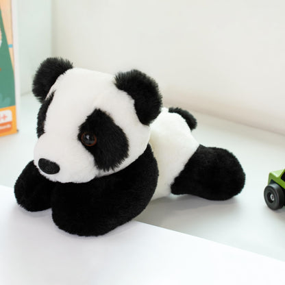 Mirada Floppy Panda Toy - Black – 21cm