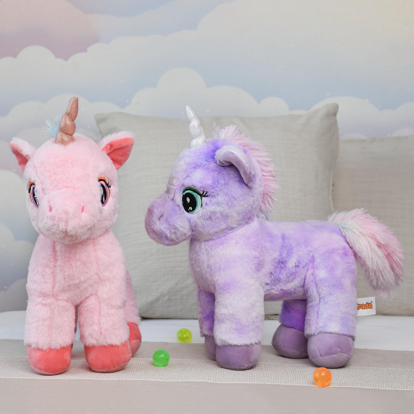 Mirada Standing Unicorn Toy - Purple – 32cm