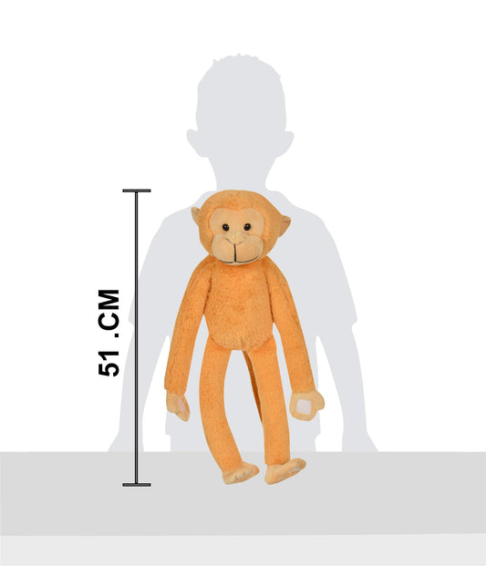Mirada Hanging Monkey Toy - Brown – 52cm