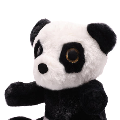 Mirada Glitter Eye Panda Toy - Black – 25cm