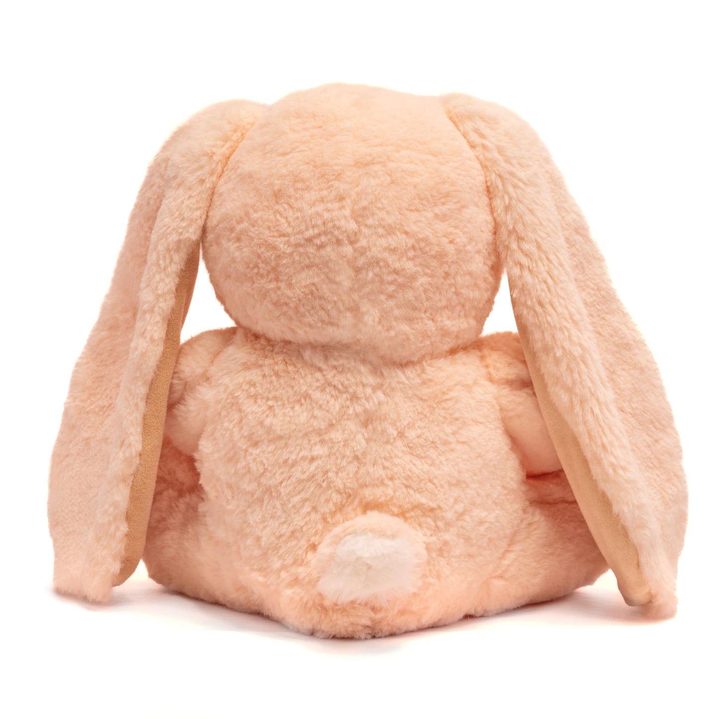 Mirada Glitter Eye Bunny Toy - Peach – 25cm