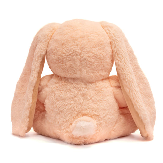 Mirada Glitter Eye Bunny Toy - Peach – 25cm