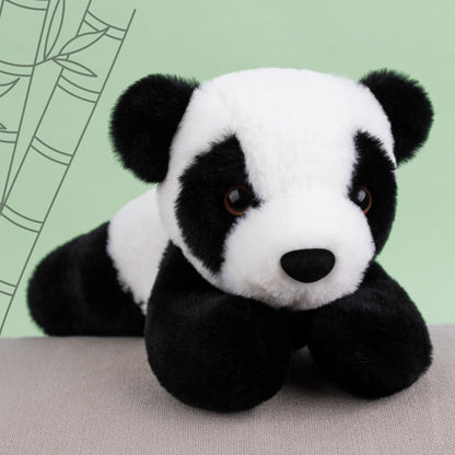 Mirada Floppy Panda Toy - Black – 21cm