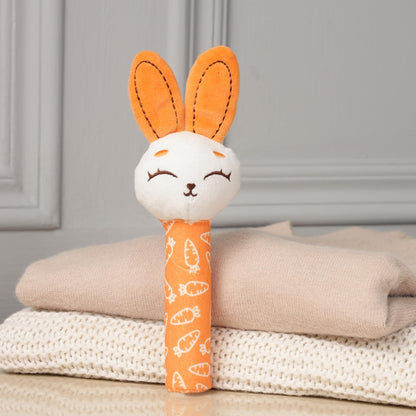 Mirada Bunny Rattle Soft Toy – 18cm
