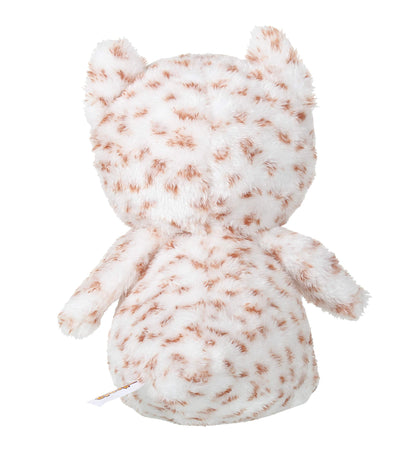 Mirada Glitter Eye Owl Toy - White – 28cm