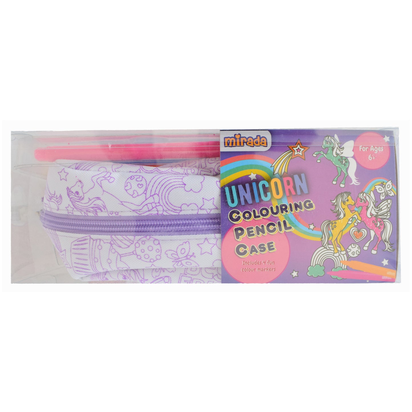 Mirada NE Unicorn Pencil Case with Marker