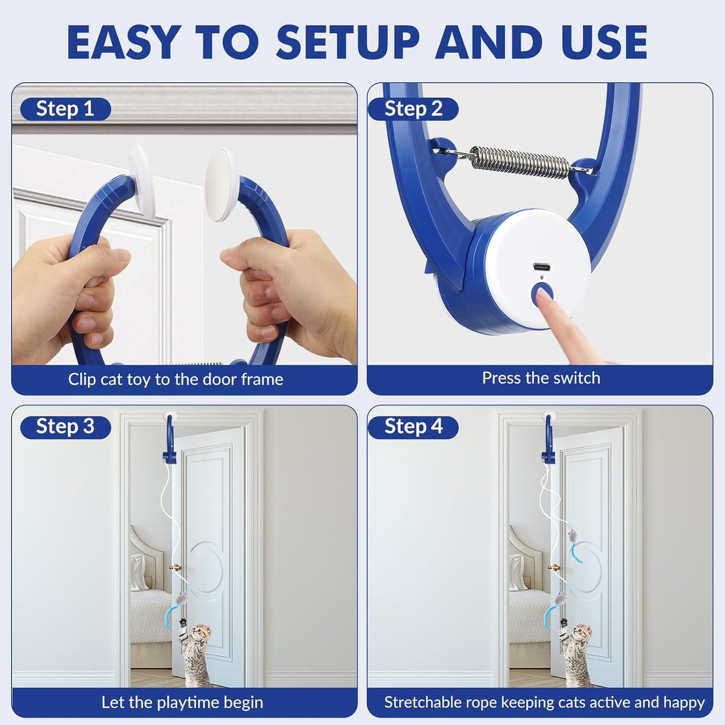 Mirada Cat Face Toy - Grey – 30cm