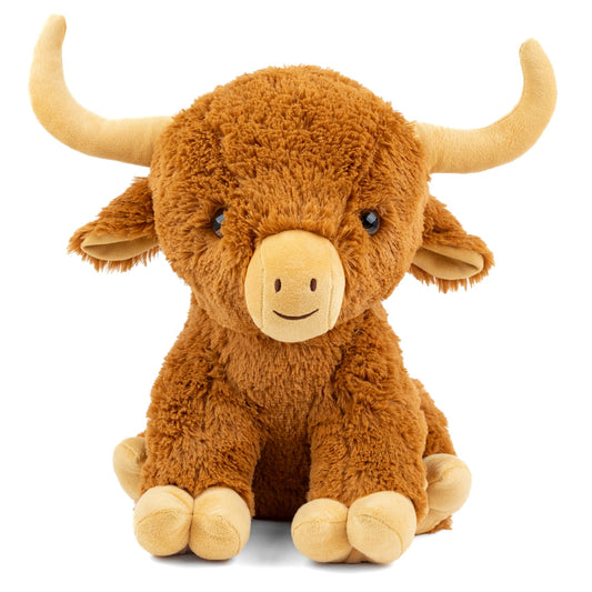 Mirada Highland Cow Plush Toy – 23cm