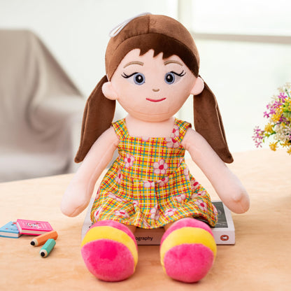 Mirada Flower Print Rag Doll Toy – 38cm