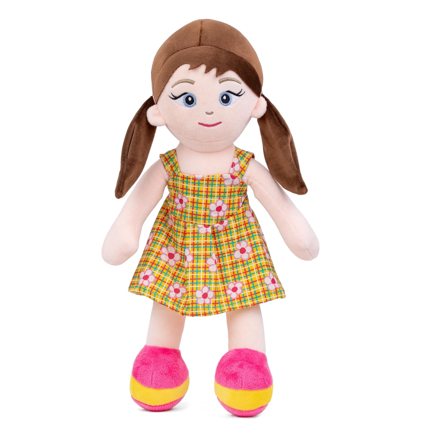 Mirada Flower Print Rag Doll Toy – 38cm