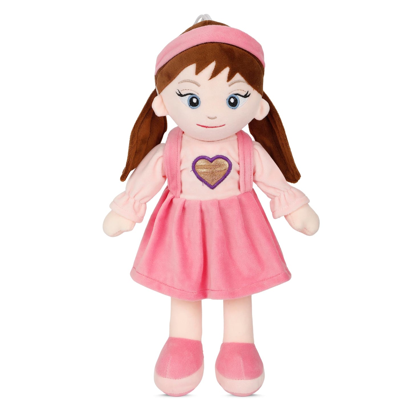Mirada Heart Pink Rag Doll Toy – 38cm