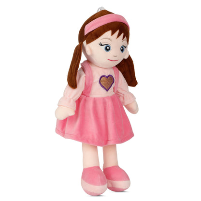 Mirada Heart Pink Rag Doll Toy – 38cm