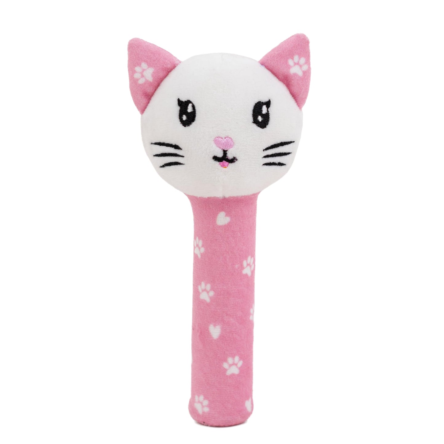Mirada Kitty Rattle Soft Toy – 18cm