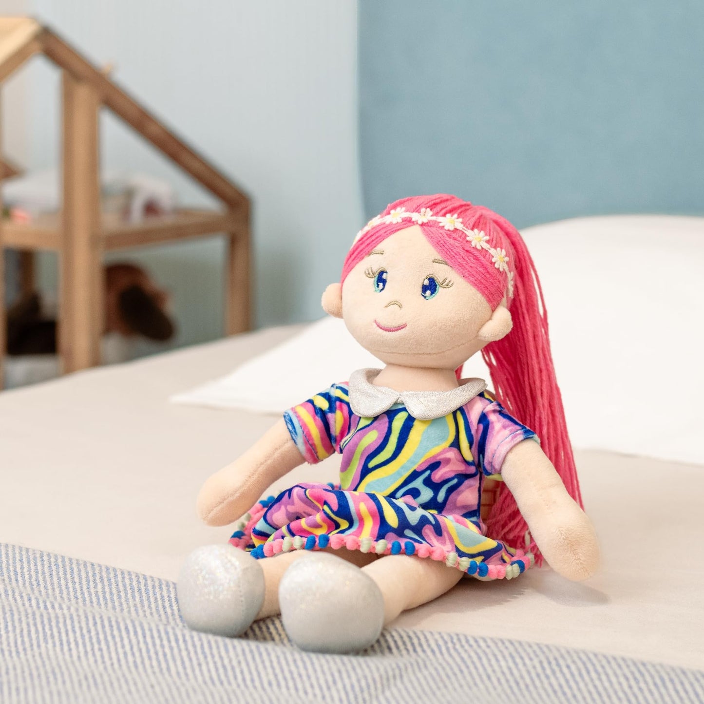 Mirada Rosa Girl Rag Doll Toy – 38cm