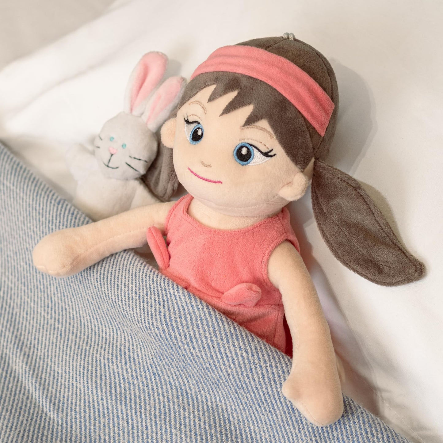 Mirada Pom Pom Coral Rag Doll Toy – 38cm